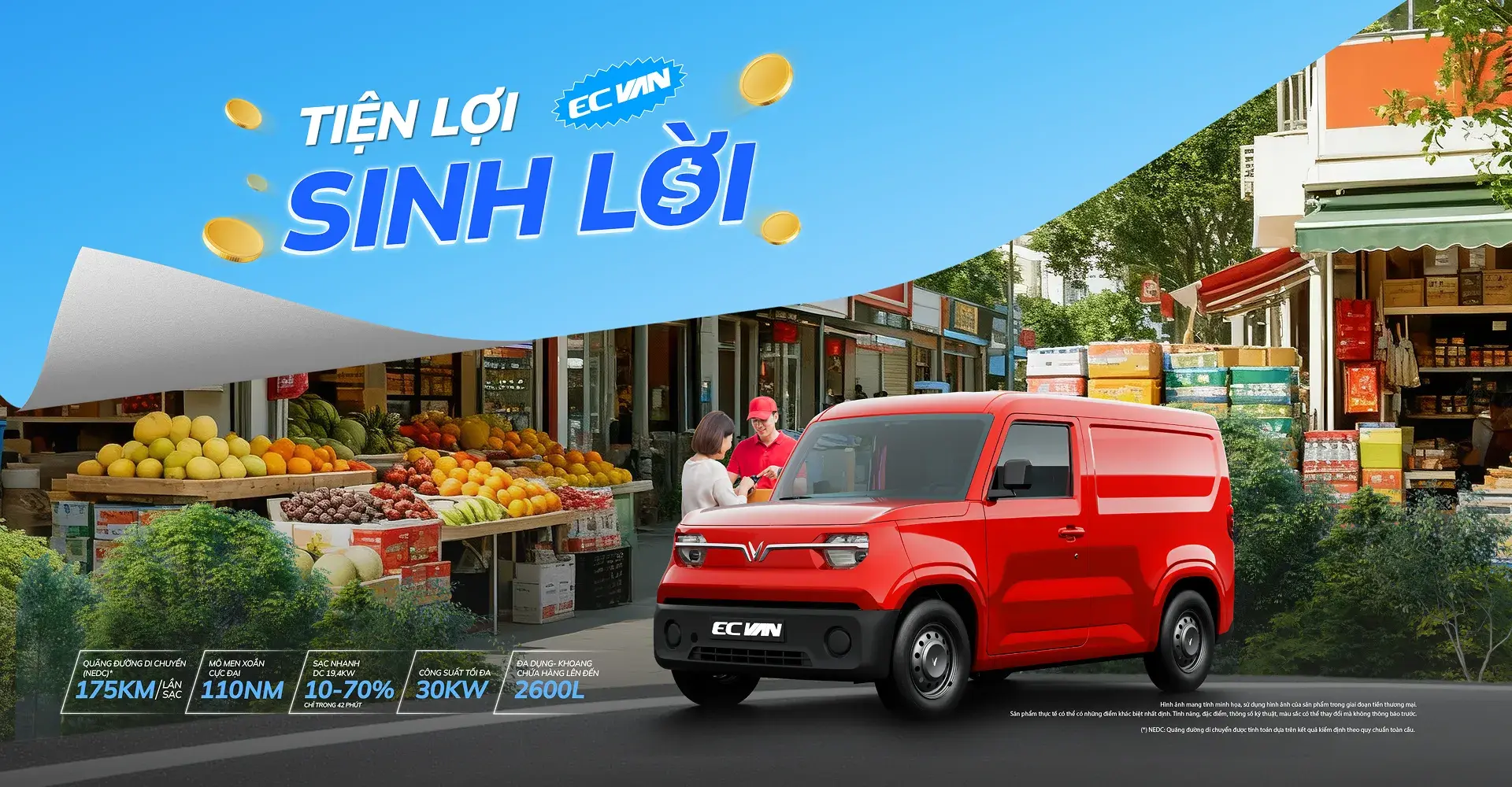 EC Van - Vận tải đa năng, tiện dụng, sinh lời