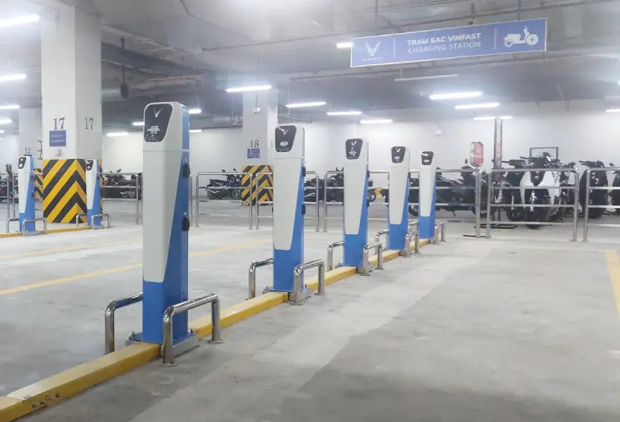 Trạm sạc VinFast cho xe máy điện