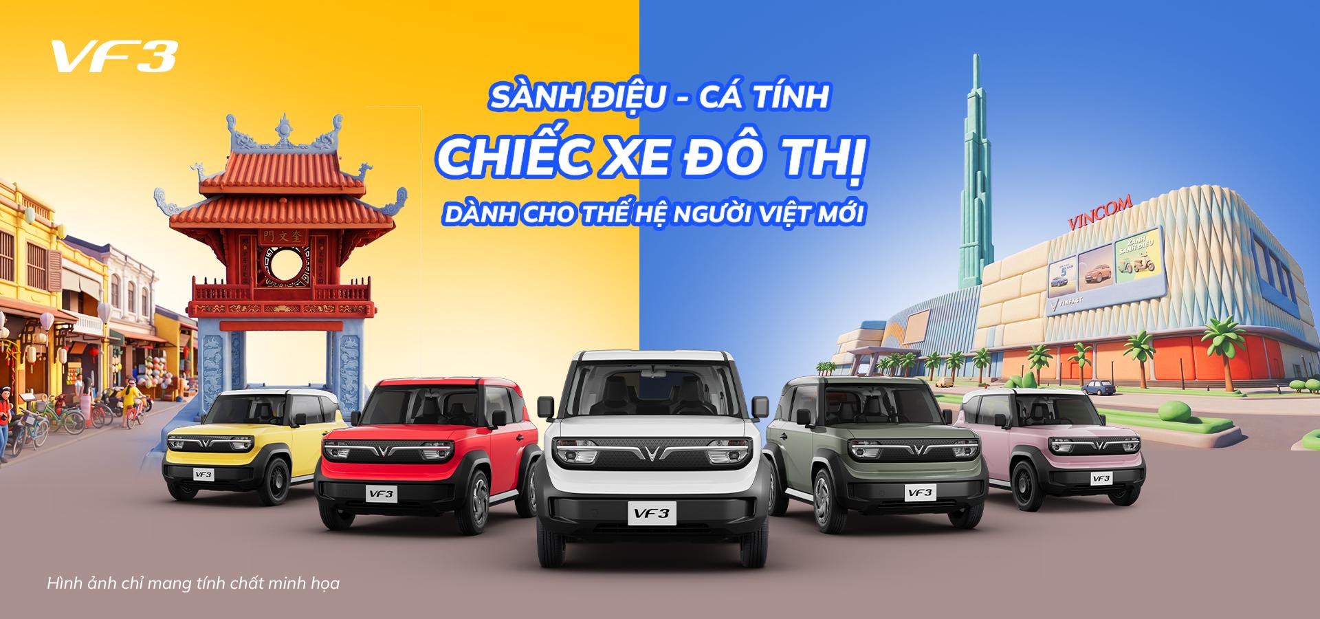 VF 3 - Xe nhỏ, giá trị lớn.