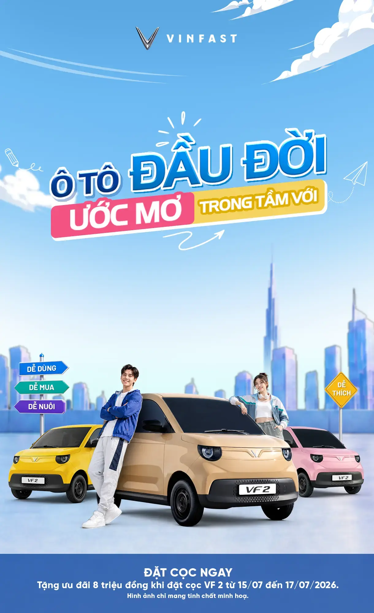 VinFast VF 2 - Ô tô đầu đời, ước mơ trong tầm với